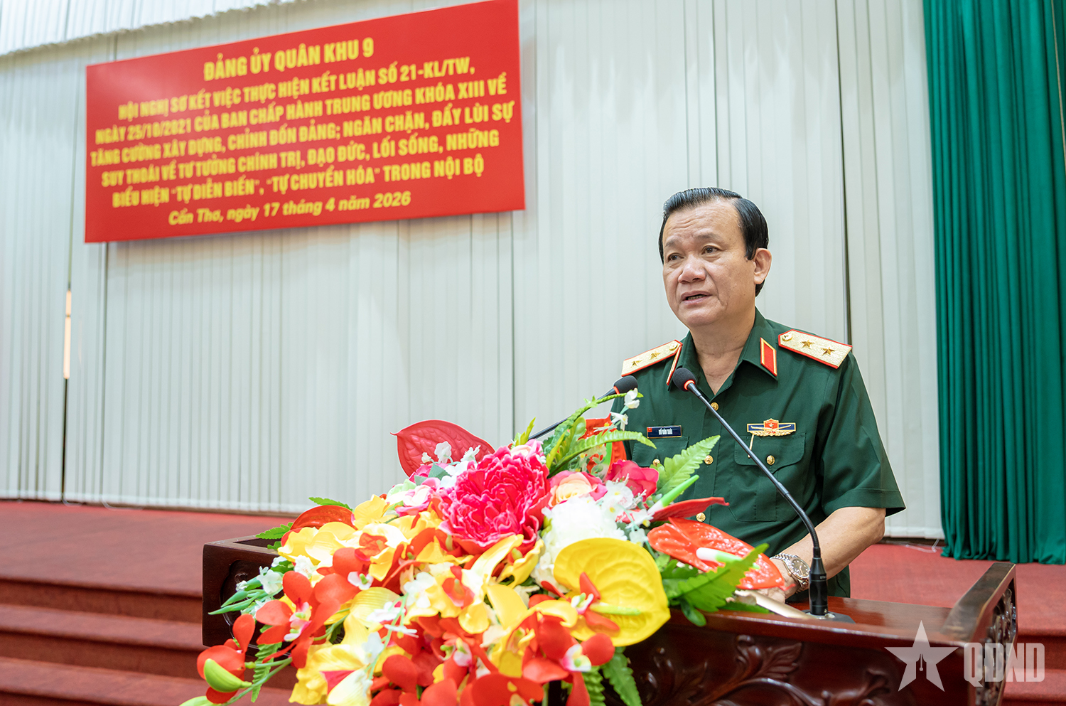 Đảng ủy Quân khu 9: Nâng cao chất lượng xây dựng, chỉnh đốn Đảng 